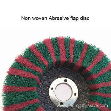 nylon abrasive polishing wheel non woven flap wheel